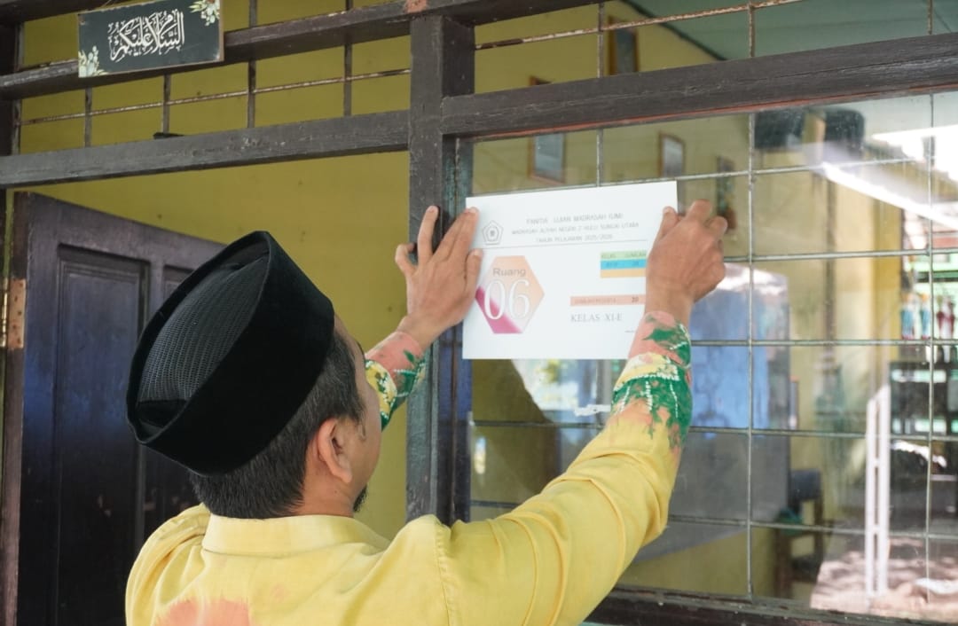 Matangkan Persiapan! Panitia MAN 2 HSU Laksanakan Pembagian Jadwal Ujian Madrasah Kelas XII Tahun 2026